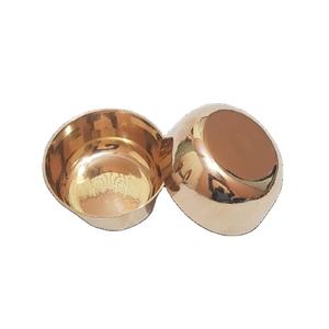 Bol en laiton de la plus haute qualité couleur et taille personnalisées pour la maison et les hôtels ustensiles de cuisine utiliser des bols à prix compétitif - Product Image 1