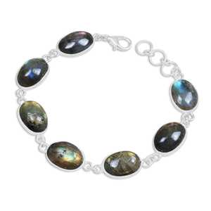 Wholesale Lot Multi Color <b>Silver</b> Plated Bohemian Style Geometric <b>Bangles</b> High Quality Assorted Crystal Handmade Bezel Fashion - Product Image 2