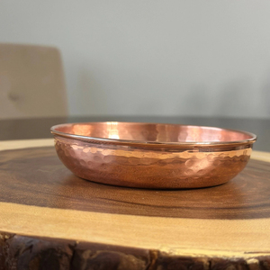 Cuencos de Cobre de Alta Calidad, Gran Tamaño, Diseño Martillado, Novedosos y Elegantes, para Servir Alimentos, para Proveedores Mayoristas - Product Image 4