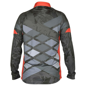 Chemises de pêche pour hommes en spandex/polyester respirantes, nouvelle conception, protection UV UPF 50, sublimation intégrale, manches longues, séchage rapide - Product Image 4