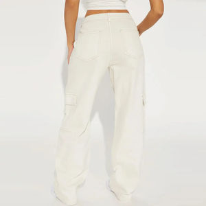 Pantalones Deportivos de Lona de Algodón Cómodos, Estilo Hip Hop, con Logotipo Personalizado, para Invierno, Multicolores, para Mujer, OEM - Product Image 2