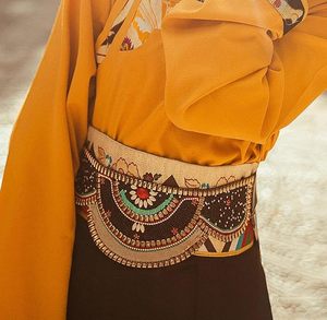 Handmade Embroidery Belt Budget Friendly Ethnic Waist Belt for Women Saree Lehenga and Wedding Wear - Product Image 2