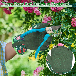 Guantes de Jardinería Florales para Mujer, Servicio OEM del Mejor Proveedor, Guantes de Trabajo de Jardín con Estampado Floral, Palma Suave, Dedos Completos, para Plantar al Aire Libre - Product Image 6