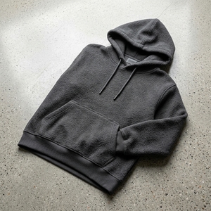 Custom Charcoal Gray <b>Orange</b> Logo Pullover Hoodie <b>Men's</b> Casual Sportswear <b>Sweatshirt</b> OEM ODM Wholesale Manufacturer - Product Image 5