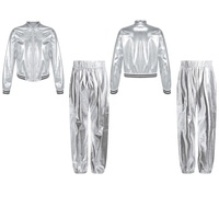 Tenue de danse pour enfants de 6 à 16 ans, tenue de danse pour l'entraînement, ensemble de danse pour filles, hip-hop, jazz, costumes de danse pour enfants