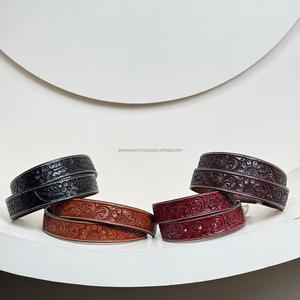 2025 Cool New Arrival cuero de vaca mecanizado a mano resistente sin hebilla Cinturón correa de vaquero cinturones de lujo de negocios para hombres y mujeres - Product Image 6