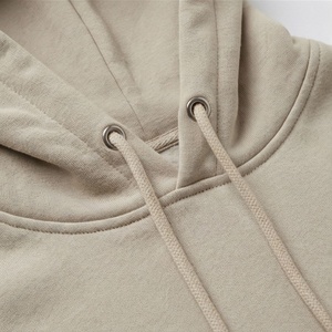 Sweat-shirt à capuche oversize pour femme en molleton de coton premium, motif uni, pour la saison automne-hiver - Product Image 4