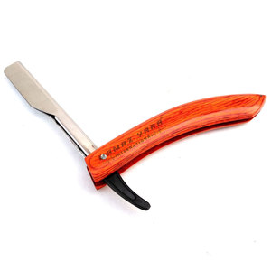 Straight Razor Classic Shaving Pure Natural Wood Handmade Handle Traditional Barber Wet Shave <b>Men</b> Vintage Grooming Experience - Product Image 1