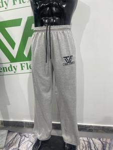 Trendy Men’s Gray Sweatpants <b>Elastic</b> <b>Waist</b> Drawstring Printed Joggers Casual Streetwear Cotton <b>Trouser</b> - Product Image 1