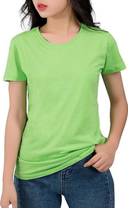 Women's Regular-Fit Short-Sleeve Crewneck T-Shirt Summer Tops Short Petal Sleeve Shirts Fashion V Neck Womens Clothing - Product Image 3