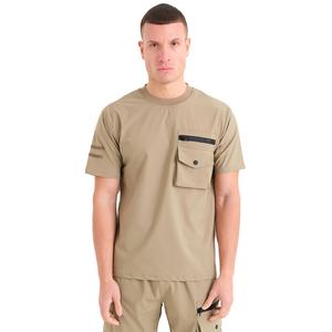 Camiseta de corte regular para hombre y conjunto corto Nuevo diseño Color sólido Manga corta Tela de algodón Conjunto doble de dos piezas con bolsillos para la venta - Product Image 5
