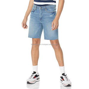 Pantalones Cortos de Mezclilla Personalizados de Moda Urbana, Color Negro, Último Diseño, Pantalones Cortos de Mezclilla para Hombre, Fabricación Pakistaní - Product Image 4