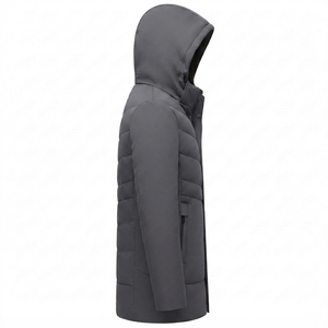 Men's Heavyweight <b>Fleece</b> <b>Lined</b> Hooded <b>Jacket</b> Waterproof Windproof Winter Outerwear - Product Image 2