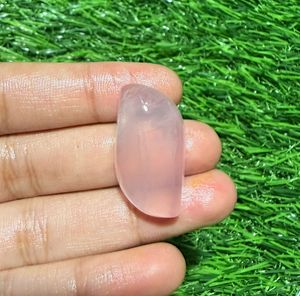 Prix de gros – Pierres précieuses naturelles en quartz rose, lisses, formes mélangées, cabochons pour la fabrication de bijoux, bonne qualité - Product Image 5