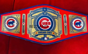 Ceinture de champion des Chicago Cubs, taille adulte, modèle Legacy, fabriquée en zinc 2 mm 4 mm - Product Image 3