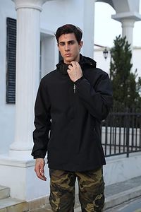 Chaqueta Cortavientos Larga de Invierno para Hombre, Diseño de Marca, para Exteriores, con Capucha, Transpirable, Ecológica, Vintage, Impermeable y Resistente al Viento, Venta al Por Mayor - Product Image 4