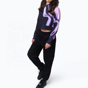 Sudaderas cortas sublimadas para mujer de la mejor calidad, anti-pilling, antibacterianas y cómodas. - Product Image 3