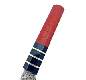 Couteau de Chef Artisanal OEM ODM LEGACY BLADES en Acier Damas Écologique avec Manche en Bois Bleu, Compatible Lave-Vaisselle, Couteau de Cuisine Japonais - Product Image 2