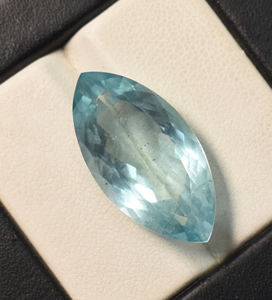 Aguamarina Natural Facetada Marquesa Piedra preciosa suelta Cielo Azul aguamarina Facetada Marquesa Corte Piedra Laguna Azul Marquesa - Product Image 5