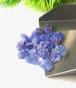 Natural <b>Raw</b> Tanzanite Rough Gemstone Blue <b>Crystal</b> Healing Stone Gift For Her Jewelry Making December Birthstone - Product Image 6