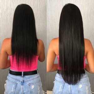 ARVERA ARI-010 สำหรับเครื่องเย็บผมแบบ Double Weft ผมแท้ 100% Remy Virgin Indian Hair Extension น้ำหนัก 100 กรัม ผม Double Drawn ขายดี - Product Image 6