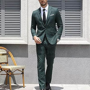 Costume formel professionnel pour homme, ensemble deux pièces, tissu léger et respirant pour un port confortable toute la journée - Product Image 6