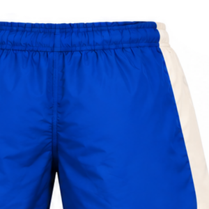 Shorts de sport bleu roi neutre à panneaux, légers, taille élastique, pour la course, l'entraînement, la gym, tenue d'équipe athlétique, performance personnalisée - Product Image 5