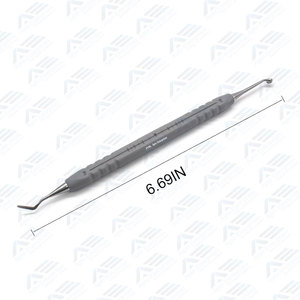 Instruments dentaires, outils de moulage pour composites dentaires, instruments de remplissage, gris clair, 1 pièce, pointes en acier inoxydable - Product Image 3