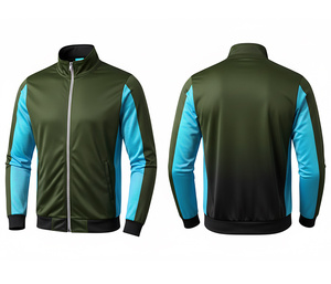 Chaqueta Transpirable con Cierre Completo y Sublimación, Ropa Deportiva para Correr y Hacer Ejercicio, Cálida, Transpirable y de Secado Rápido |   Tallas Hombre Mujer Juvenil - Product Image 5