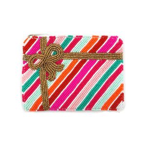 Needlework Trendy Cotton Seed Beads Embroidery Handmade Coin <b>Pouch</b> Beautiful <b>Mini</b> Bag - Product Image 6
