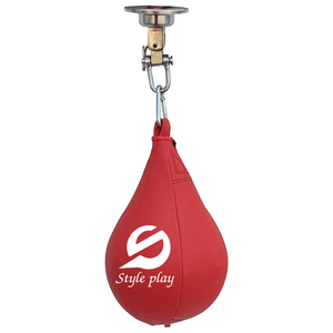 Venta al por Mayor de Balones de Boxeo de Alta Calidad para Entrenamiento Físico, Balón de Boxeo de Cuero PU Personalizado con Logotipo Personalizado - Product Image 1