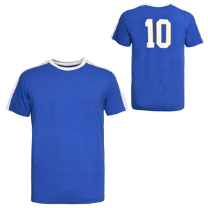 Men's Royal Blue <b>Soccer</b> Jersey Crew Neck Short Sleeve Moisture Wicking Regular Fit Adult Sportwear Sublimated Print 100% - Product Image 6