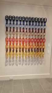 High Demanding <b>Large</b> Scale Resin Chain Link Wall Mounted Hanging <b>Ornament</b> Multicolored Transparent Links Interior Decor items - Product Image 2