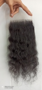 เชือกผูกผม HD Lace Closure 100% ผมแท้ Remy Hair เชือกผูกผมแบบใส ดีไซน์ใหม่ เชือกผูกผม HD Lace Silk Closure เชือกผูกผม HD Lace Remy Hair - Product Image 2