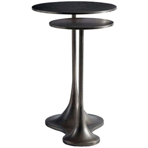Round Brass Coffee Table Midcentury Modern Antique Finish Handmade Metal Frame Living Room Furniture Handmade Side Table - Product Image 5