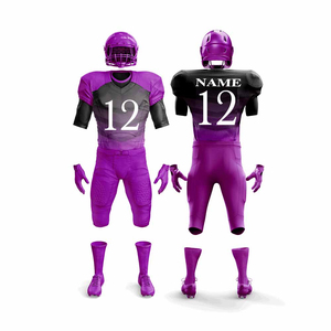 Uniforme de Fútbol Americano Sublimado Personalizado 2026, 100% Poliéster, Transpirable, de Secado Rápido, Precio Económico al por Mayor - Product Image 1
