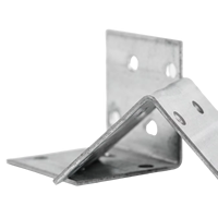 Support d'angle en acier inoxydable avec différentes tailles de supports