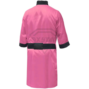 Robes de boxe pour hommes, nouveau style, couleur personnalisée, robes de boxe, kimono de Jiu Jitsu, fabriqué au Pakistan, robes de boxe en vente, OEM personnalisé - Product Image 3