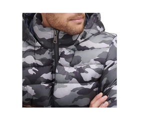 Run Apparel Customize <b>Cheap</b> Price Men's Winter High Street Canvas Front Logo Heavyweight Casual Street Wear <b>Puffer</b> Men's <b>Jackets</b> - Product Image 6