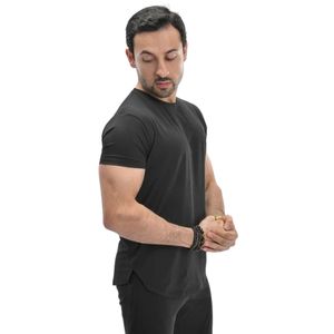 Men's <b>Black</b> Short Sleeve <b>T</b> <b>Shirt</b> Crew Neck Slim Fit <b>Plain</b> Casual Basic Tee Solid Color Everyday Top Lightweight Men's Clothing - Product Image 5