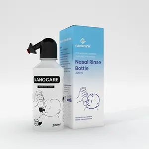 NANOCAREクリーナー鼻洗浄ボトル200mlフルボックス塩セット付き鼻洗浄卸売2024