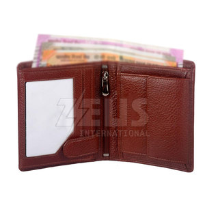 Popular Design Genuine Leather <b>Men</b> <b>Wallet</b> At Best Price Custom Made Good Material Leather <b>Wallets</b> - Product Image 5