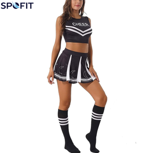 Nouveauté : Uniforme de cheerleading 100 % polyester, fabriqué sur mesure, respirant, durable, uniforme de cheerleading personnalisé - Product Image 1
