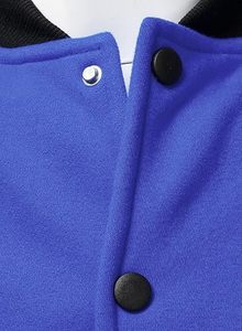 High Quality Men's Varsity Jackets Thin <b>Stand</b> Collar Light <b>Weight</b> Winter Wool Body Leather Sleeve Best Design Plain Fabric Front - Product Image 6