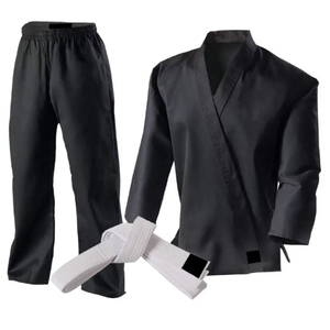 Tenue de Karaté Rose pour Femme Adulte 100% Polyester Respirante Coupe Classique Couleur Unie Kit d'Arts Martiaux - Product Image 4