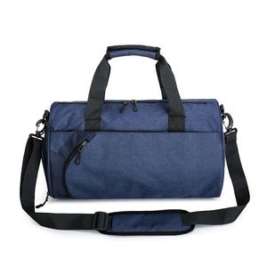Red Sport <b>Duffel</b> <b>Bag</b> with Zipper Closure and Adjustable Shoulder Strap Polyester Eco-Friendly Lightweight for Shopping Use - Product Image 4