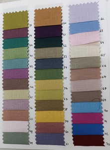 Tissu de draperie de haute qualité en lin blanc, tissu de rideau en satin de polyester, tissu tissé, fournisseur en gros - Product Image 4