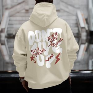 Sweat-shirt à capuche oversize pour homme en coton biologique de haute qualité – Le meilleur prix, personnalisable - Product Image 2