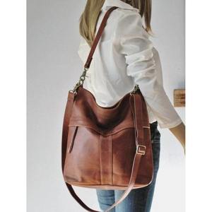 Bolso de Mano de Cuero Genuino 100% para Mujer, Personalizado, Gran Capacidad, Cierre de Cremallera, Impermeable, Correa Cruzada, Lujoso, para el Día de San Valentín - Product Image 5