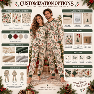 Women <b>Christmas</b> <b>Matching</b> <b>Pajama</b> Set Long Sleeve Flannel Print Soft Cozy Winter Sleepwear Full Length Crew Neck Elastic Waist - Product Image 4